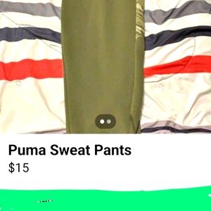 Green sweatpants only wore once